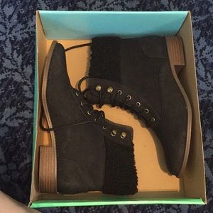 Brand new vegan leather boots